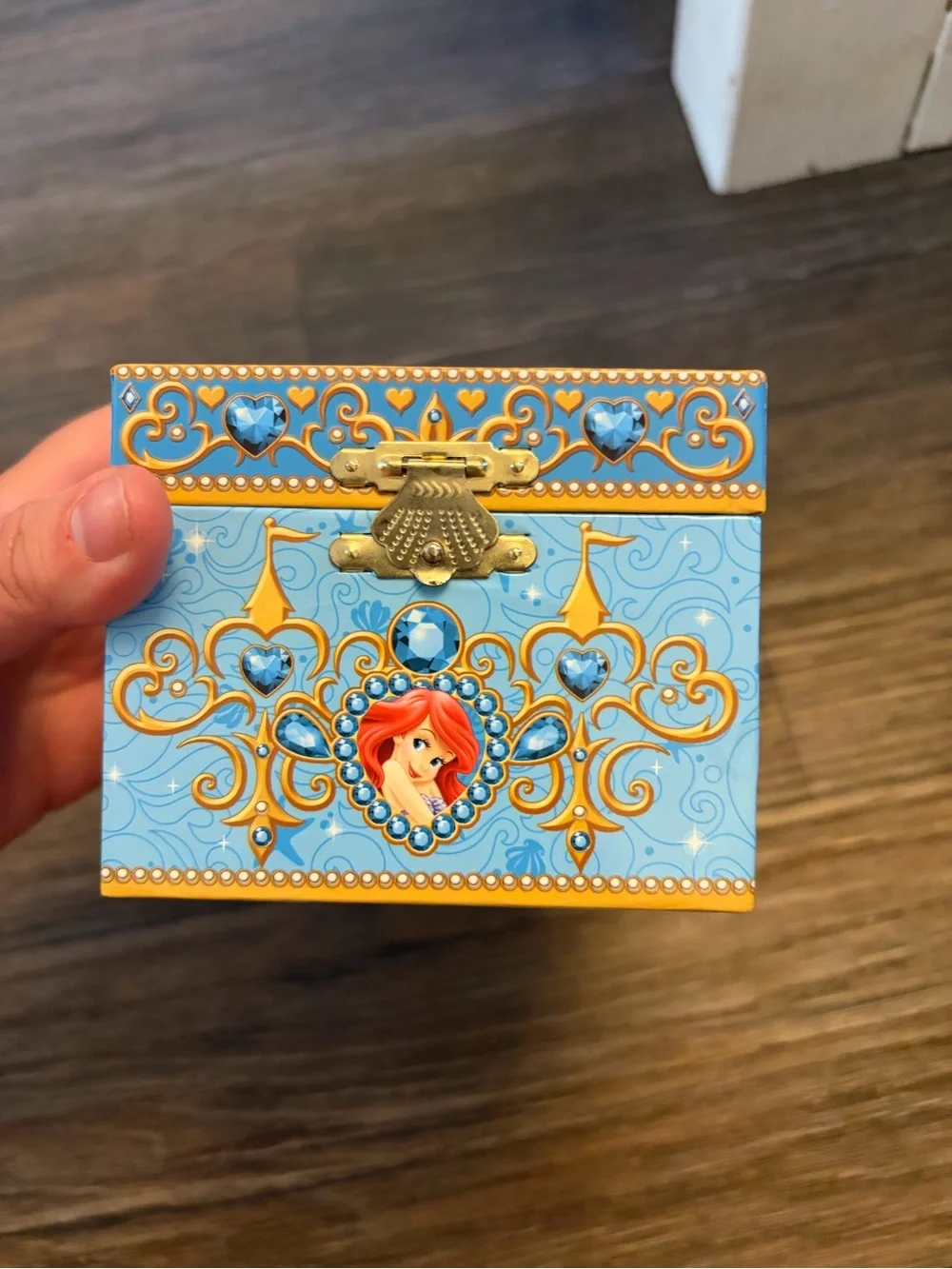 Little Mermaid Disney Parks Princess Ariel Jewelry Music Box Under The Sea 1988